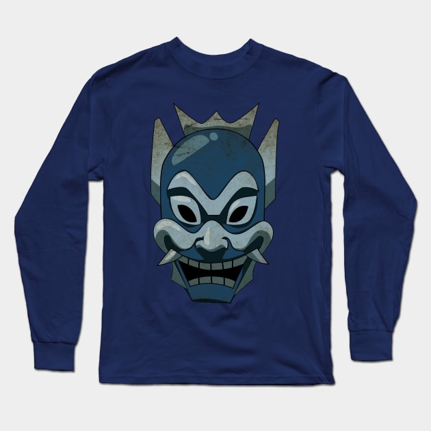 Blue Spirit Long Sleeve T-Shirt by creativespero